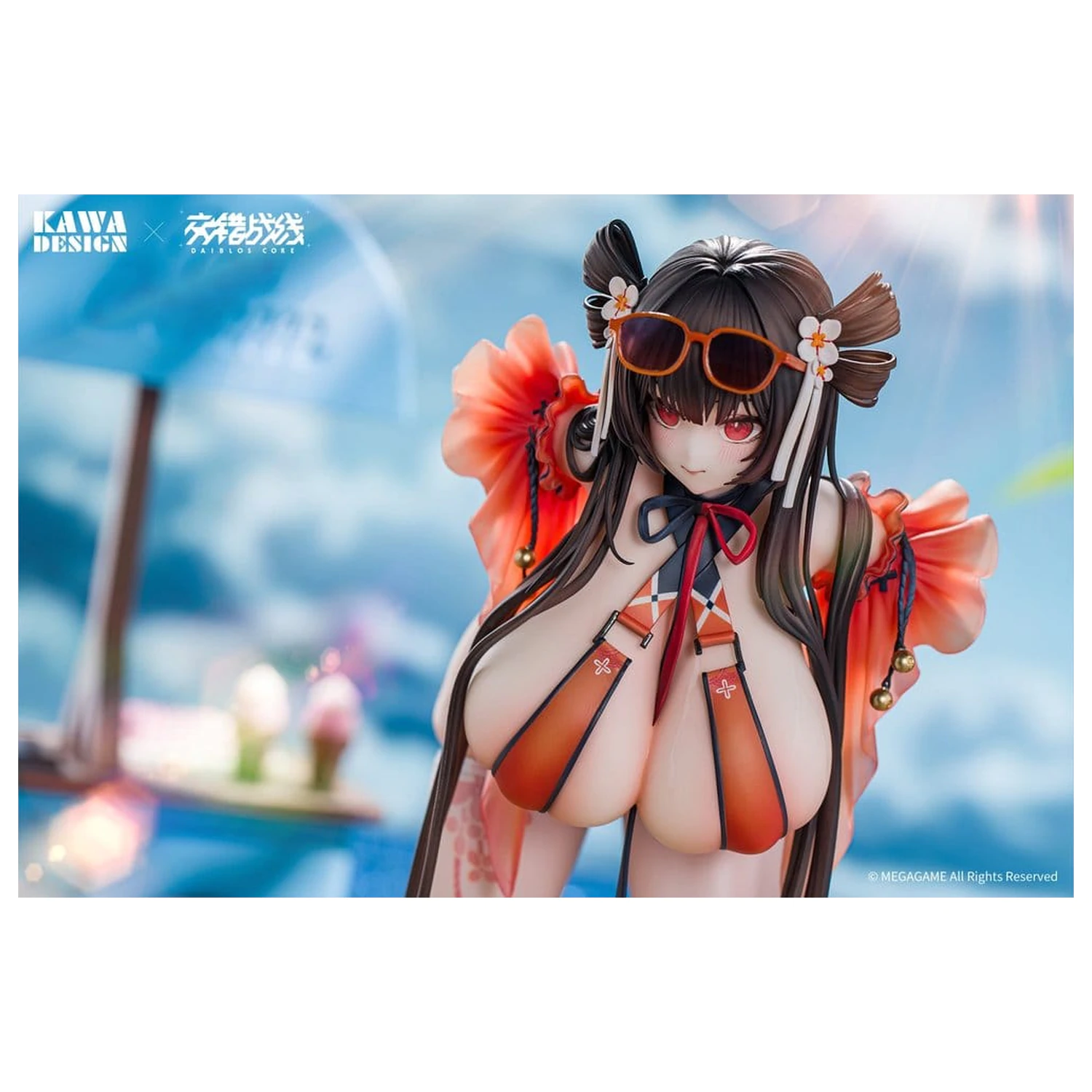 Daiblos Core 1/6 Maree Rouge Rakubai no Utage Wet Ver. PVC figura 25 cm termékfotó