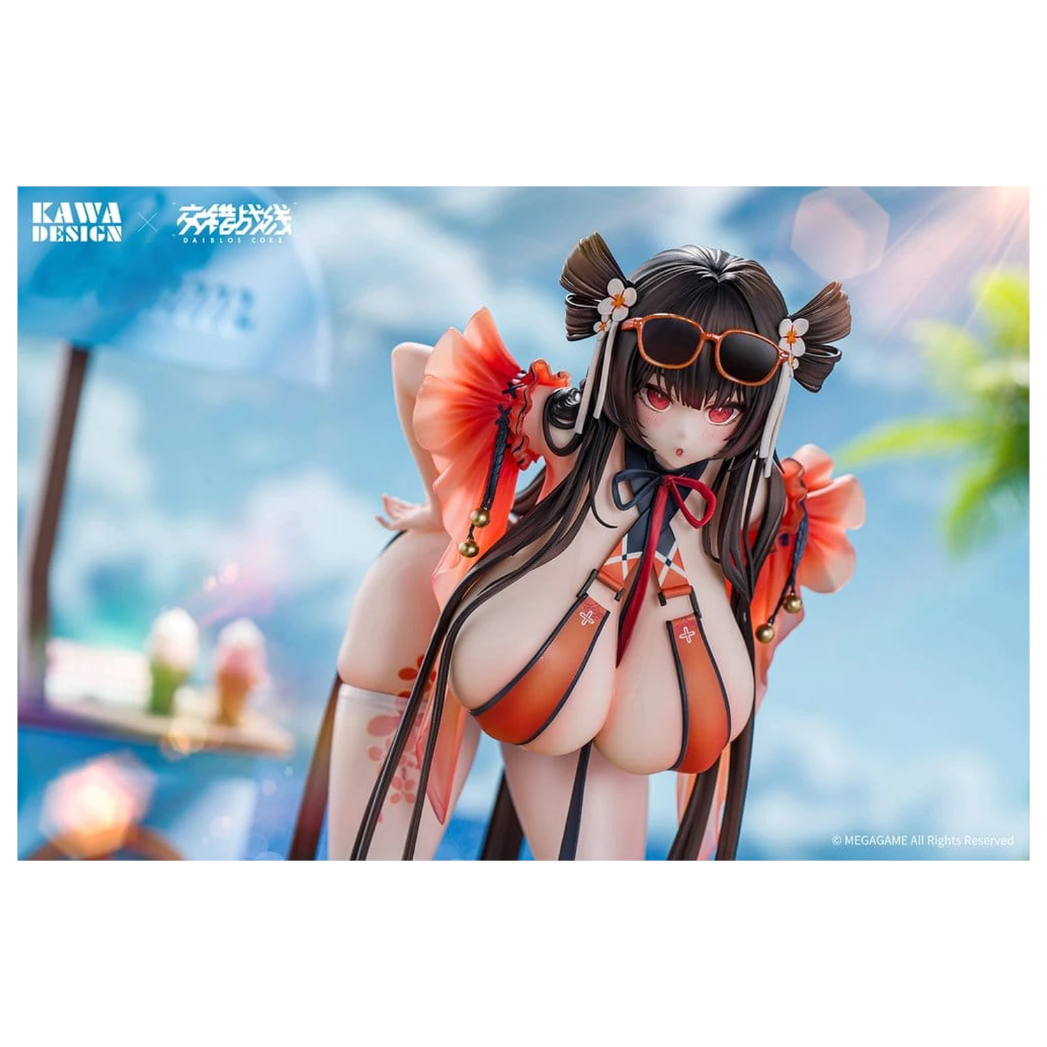 Daiblos Core 1/6 Maree Rouge Rakubai no Utage Wet Ver. PVC figura 25 cm termékfotó