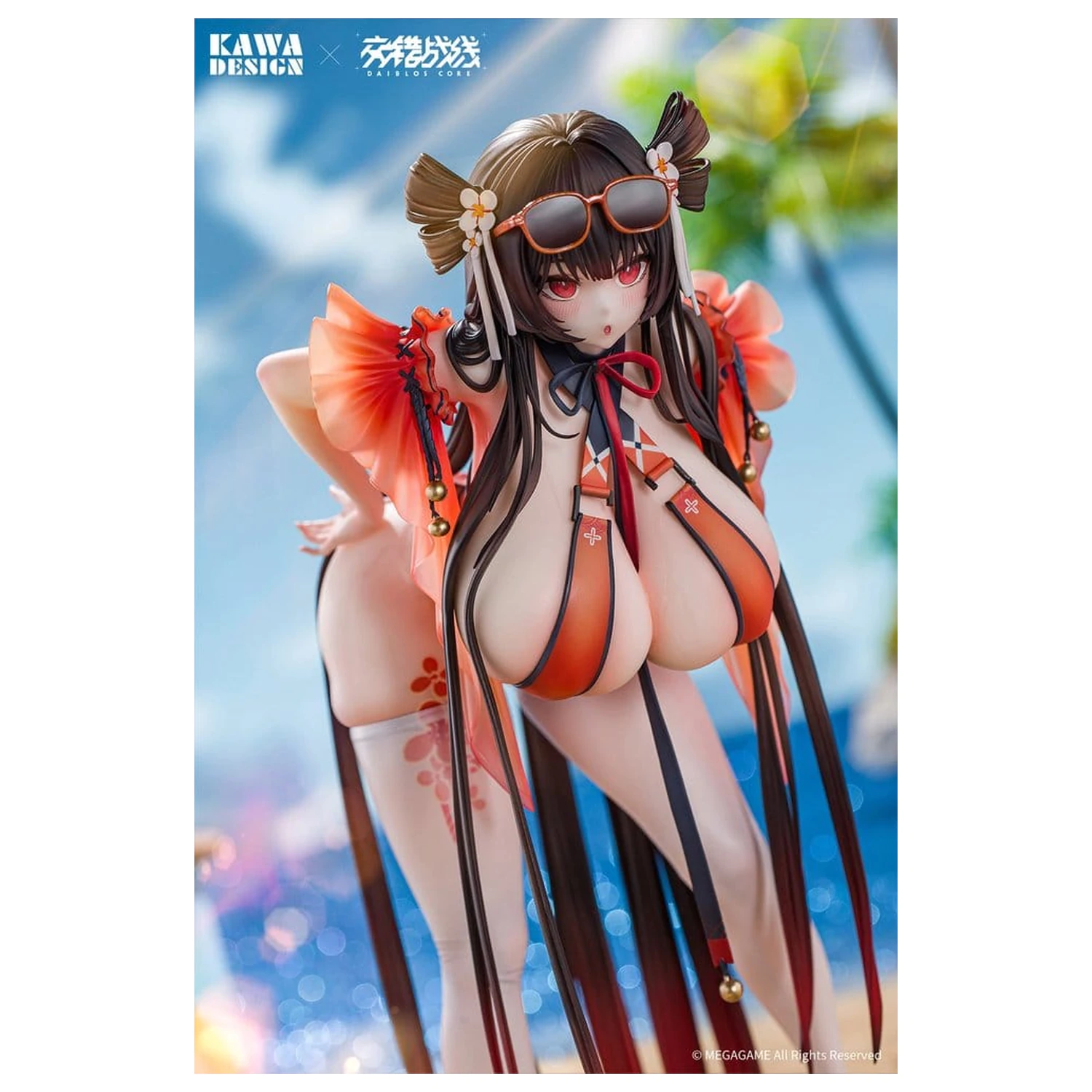 Daiblos Core 1/6 Maree Rouge Rakubai no Utage Wet Ver. PVC figura 25 cm termékfotó