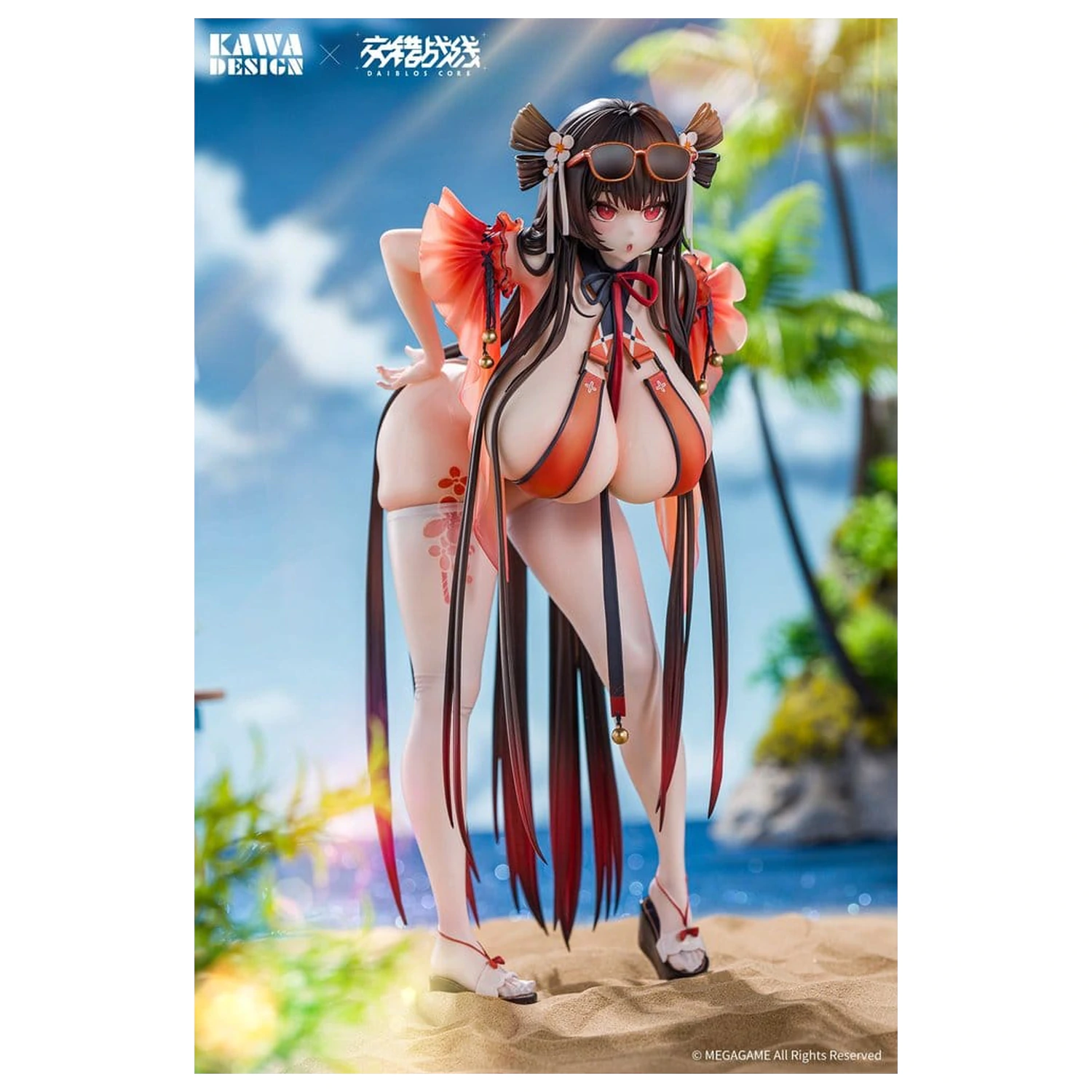 Daiblos Core 1/6 Maree Rouge Rakubai no Utage Wet Ver. PVC figura 25 cm termékfotó
