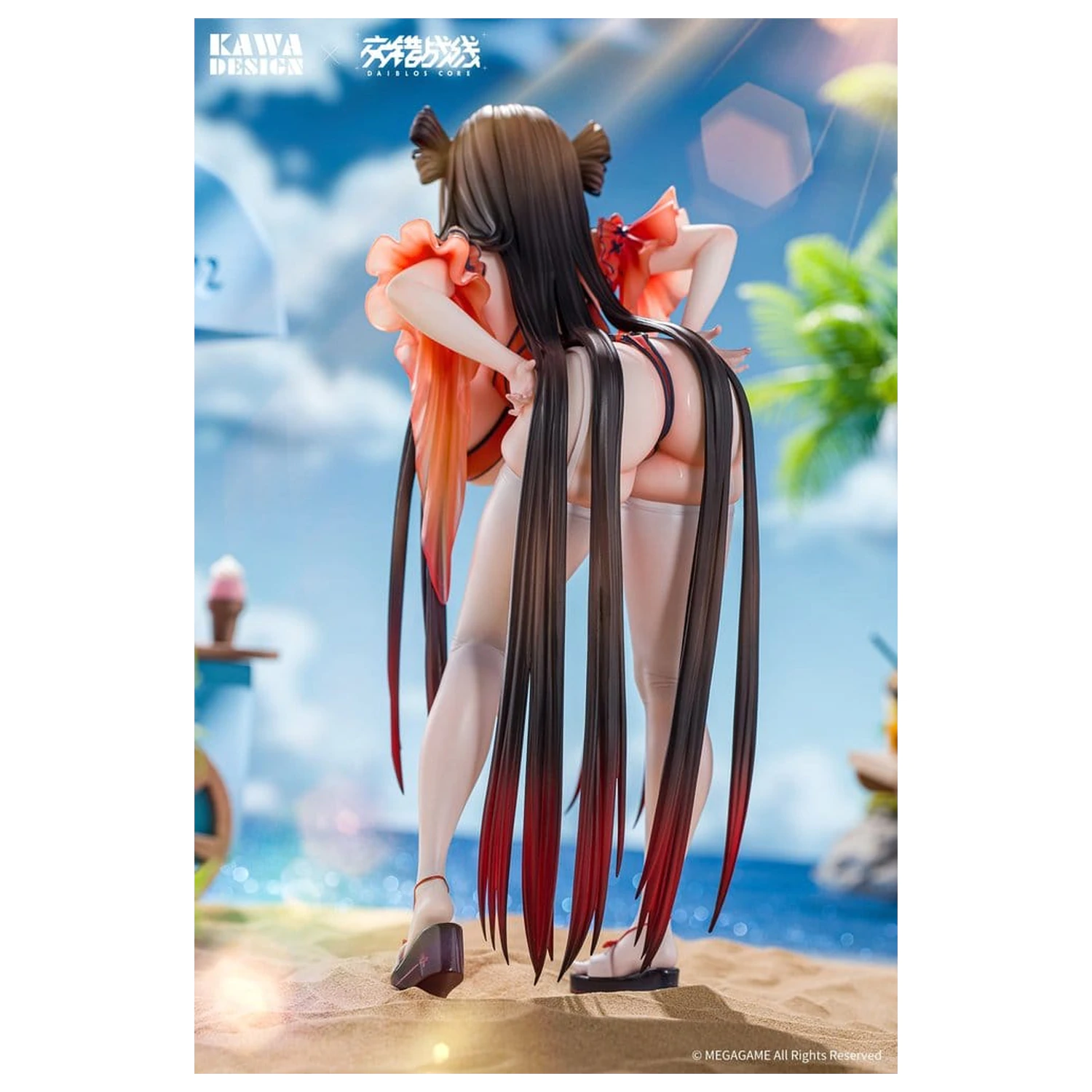 Daiblos Core 1/6 Maree Rouge Rakubai no Utage Wet Ver. PVC figura 25 cm termékfotó