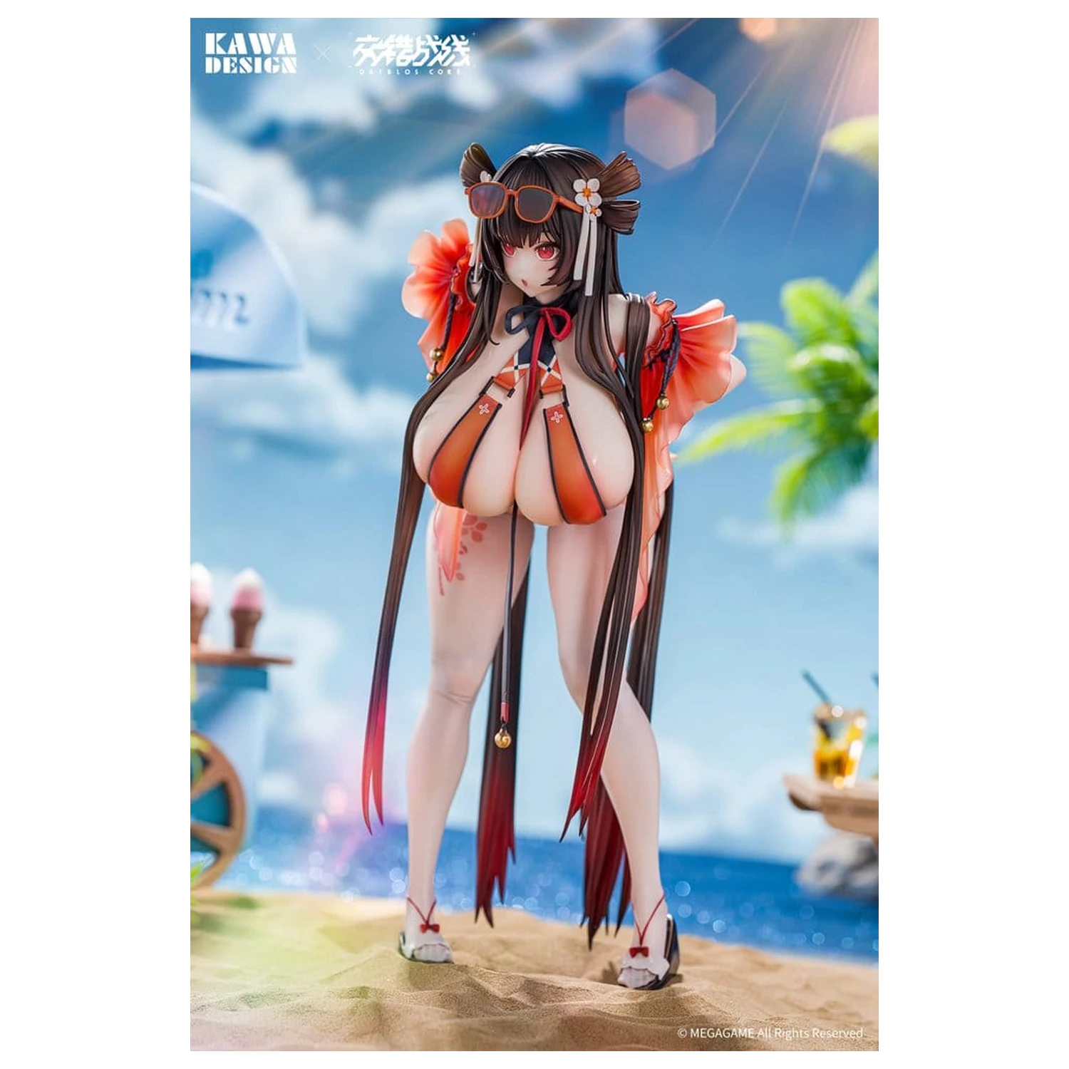 Daiblos Core 1/6 Maree Rouge Rakubai no Utage Wet Ver. PVC figura 25 cm termékfotó