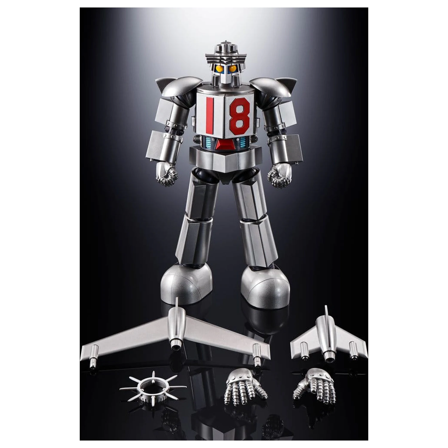 Daitetsujin 17 Soul of Chogokin Diecast akciófigura GX-101S Daitetsujin 17 & 18 Graviton Box 18 cm termékfotó