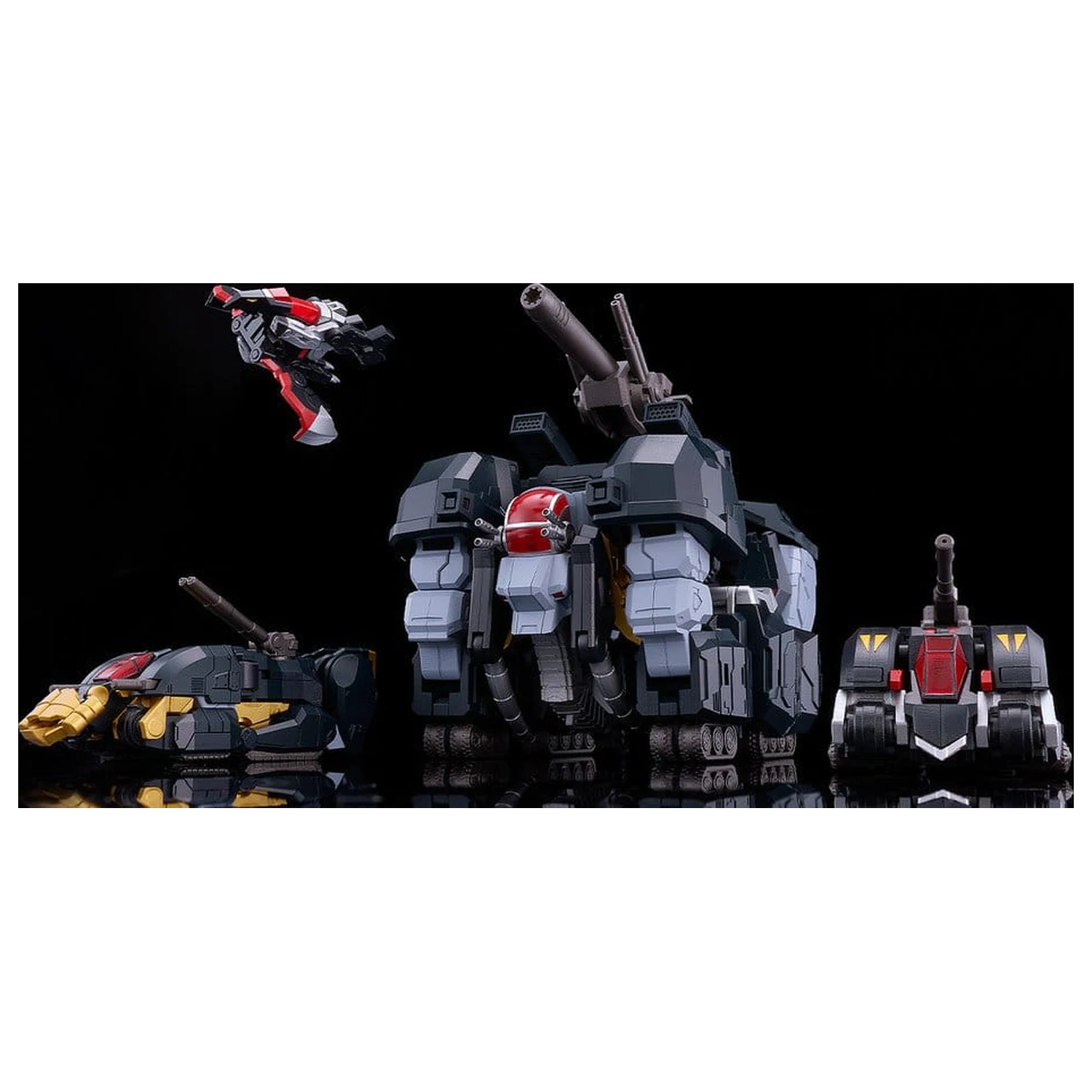 Dancouga - Super Beast Machine God Moderoid műanyag modell készlet és kiegészítő csomag Powered-Up Wing csomag termékfotó