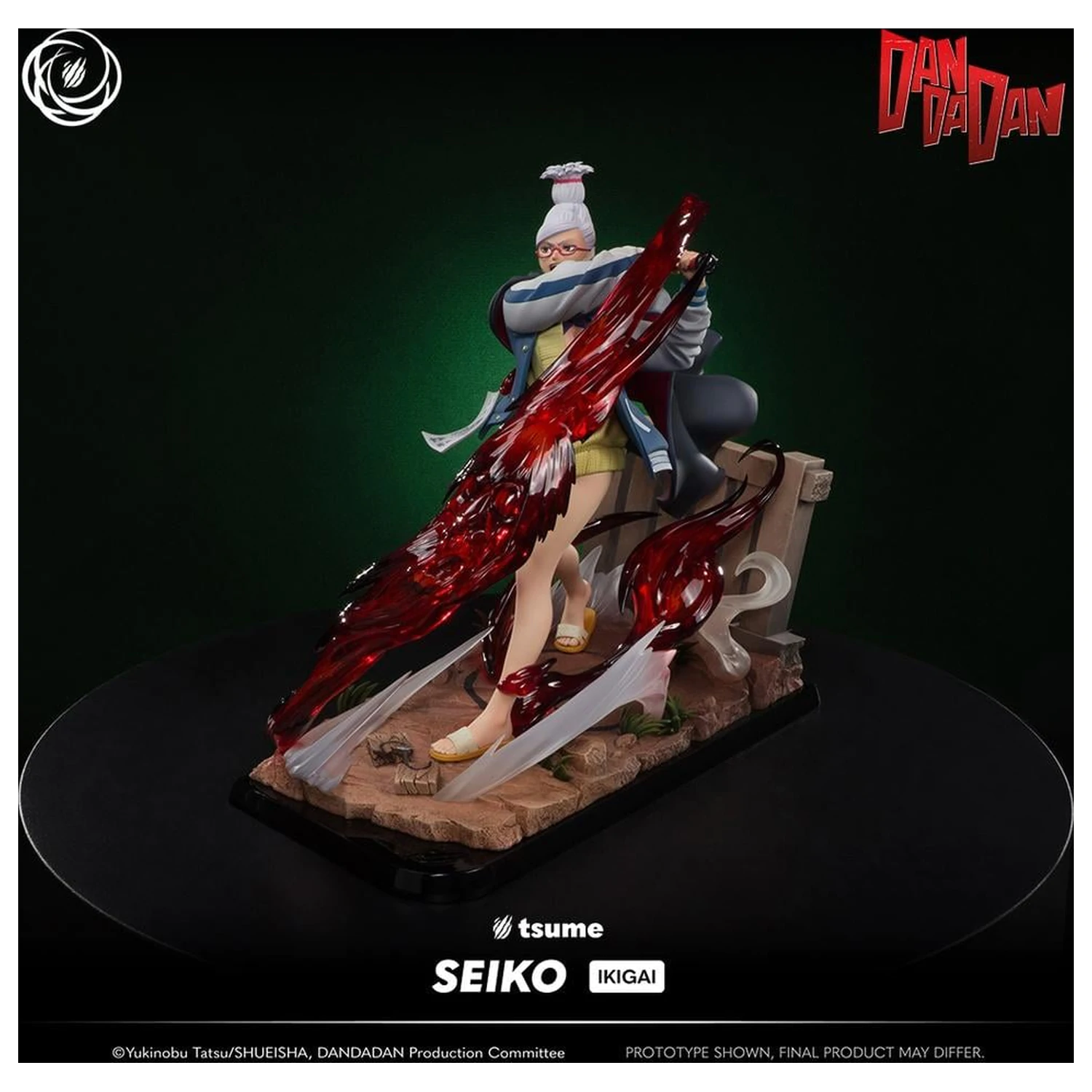 Dandadan Seiko Ikigai 1/6 By Tsume szobor figura 34cm termékfotó