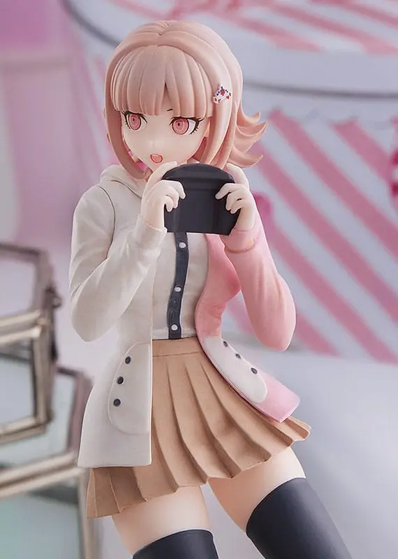 Danganronpa 1 2 Reload Pop Up Parade Chiaki Nanami: Monomi Hoodie Ver. PVC szobor figura 16 cm termékfotó