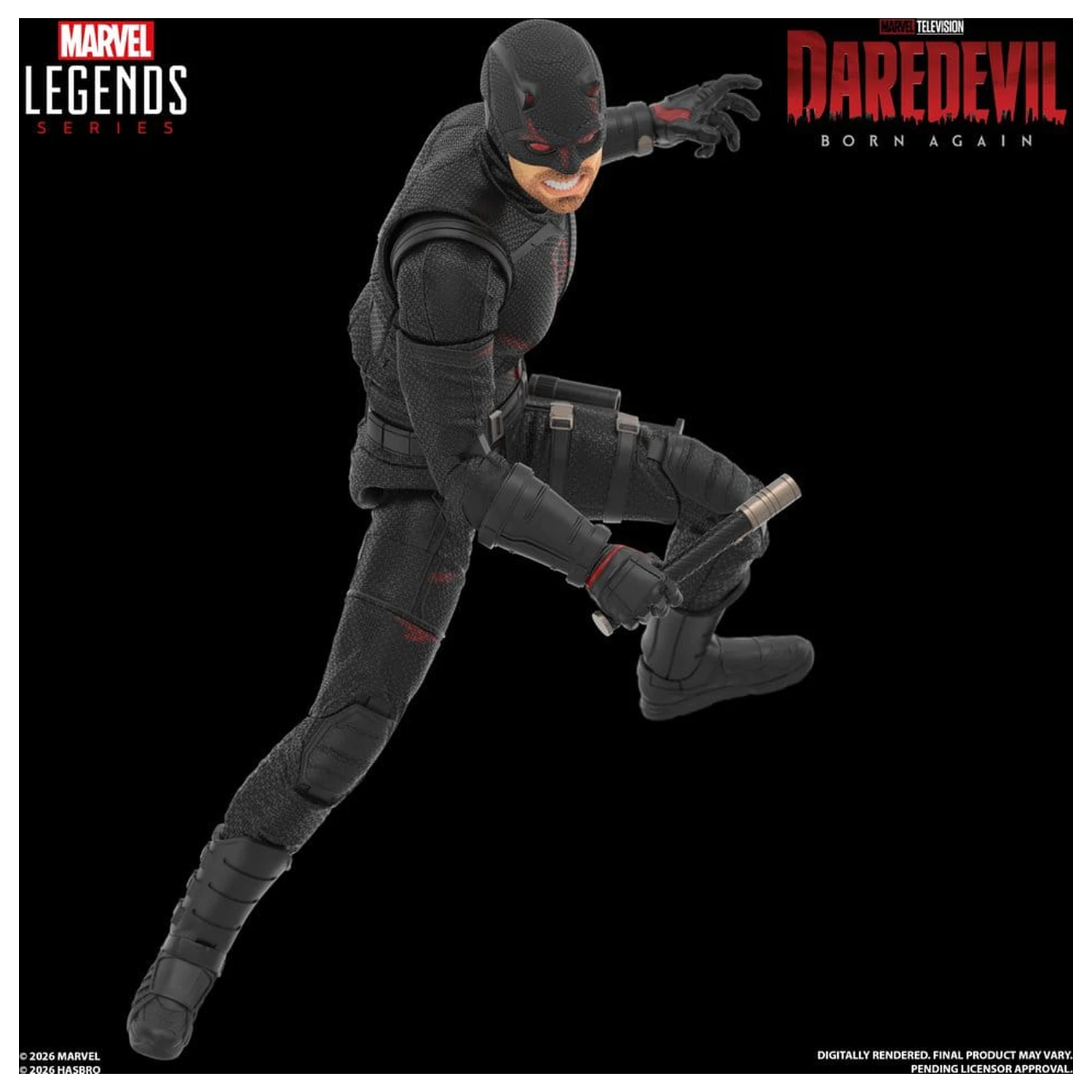 Daredevil: Born Again Marvel Legends Daredevil & Jessica Jones 2 db-os akciófigura csomag 15 cm termékfotó