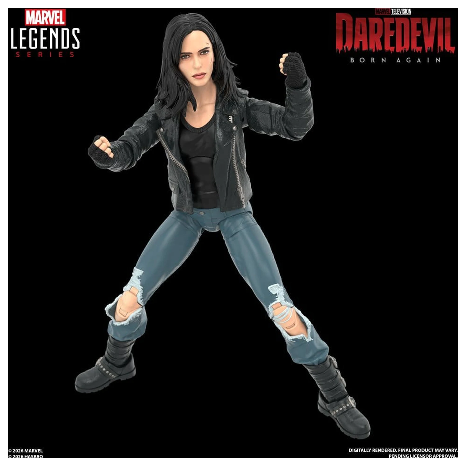 Daredevil: Born Again Marvel Legends Daredevil & Jessica Jones 2 db-os akciófigura csomag 15 cm termékfotó