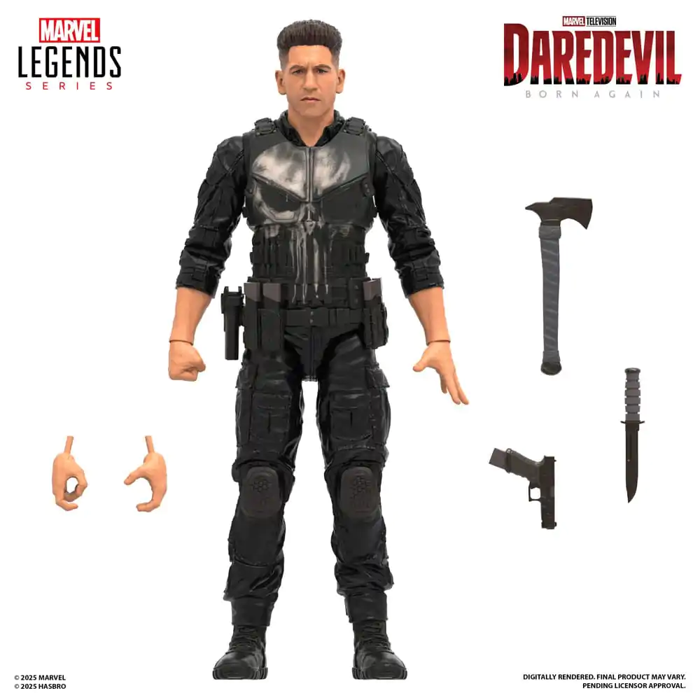 Daredevil: Born Again Marvel Legends Punisher akciófigura 15 cm termékfotó