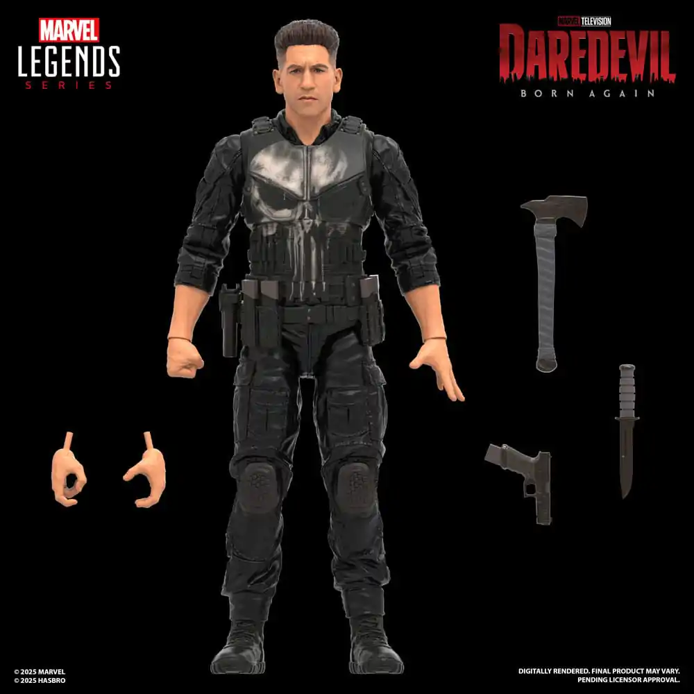 Daredevil: Born Again Marvel Legends Punisher akciófigura 15 cm termékfotó