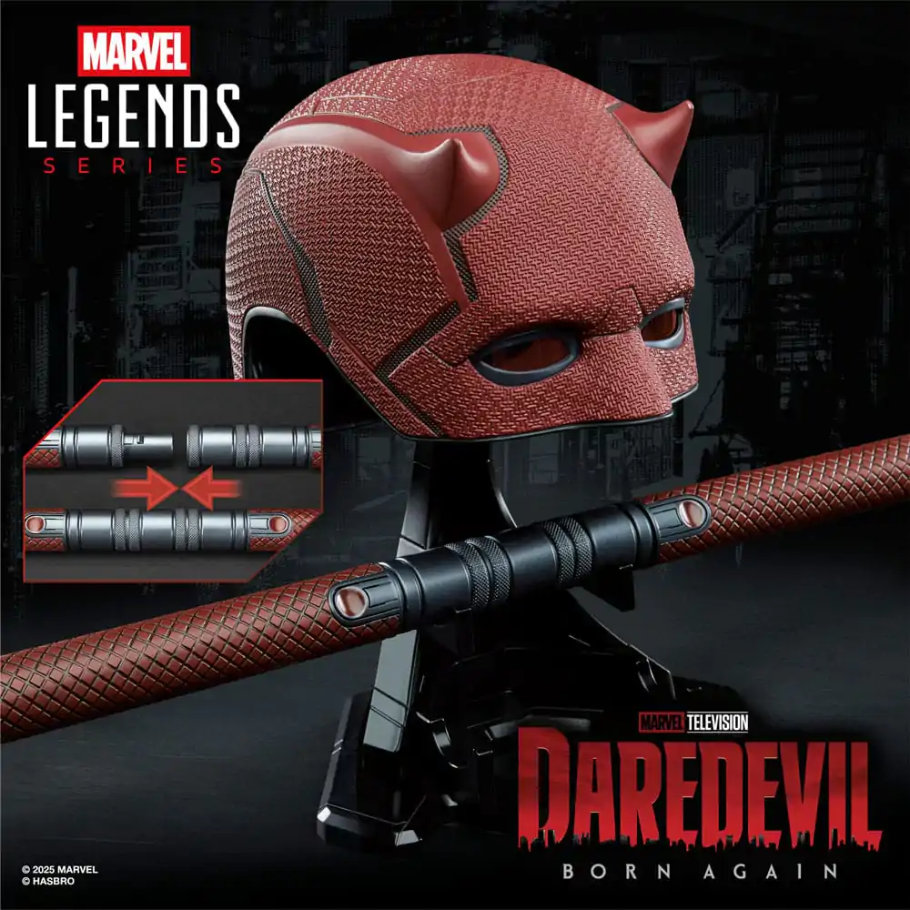 Daredevil: Born Again Roleplay Mask and Billy Club replika termékfotó