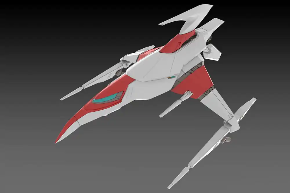 Dariusburst CS Core 1/144 Legend Silver Hawk 3F-1B Space Fighter Műanyag modell készlet 14 cm termékfotó