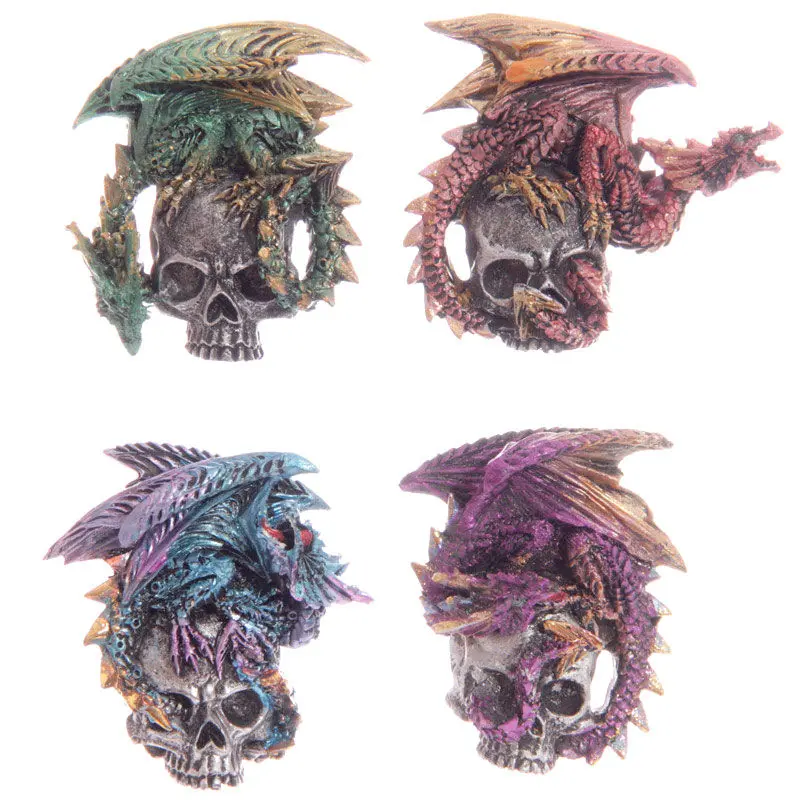 Dark Legends Ezüst Skull Dragon válogatás hűtőmágnes termékfotó