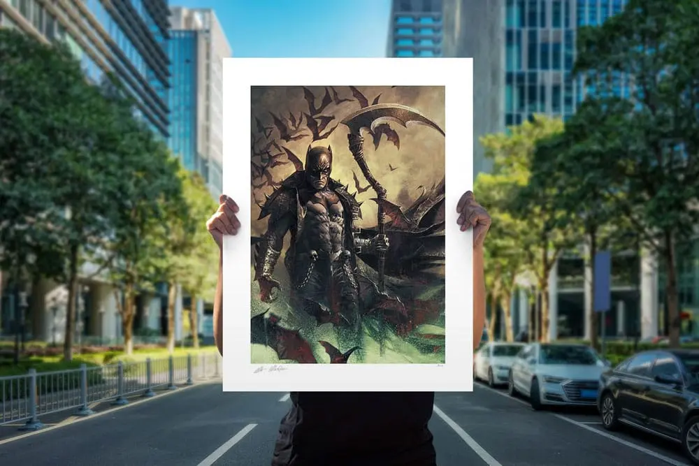 Dark Nights: Death Metal Art Print Batman 46 x 61 cm - keretezetlen vászonkép termékfotó