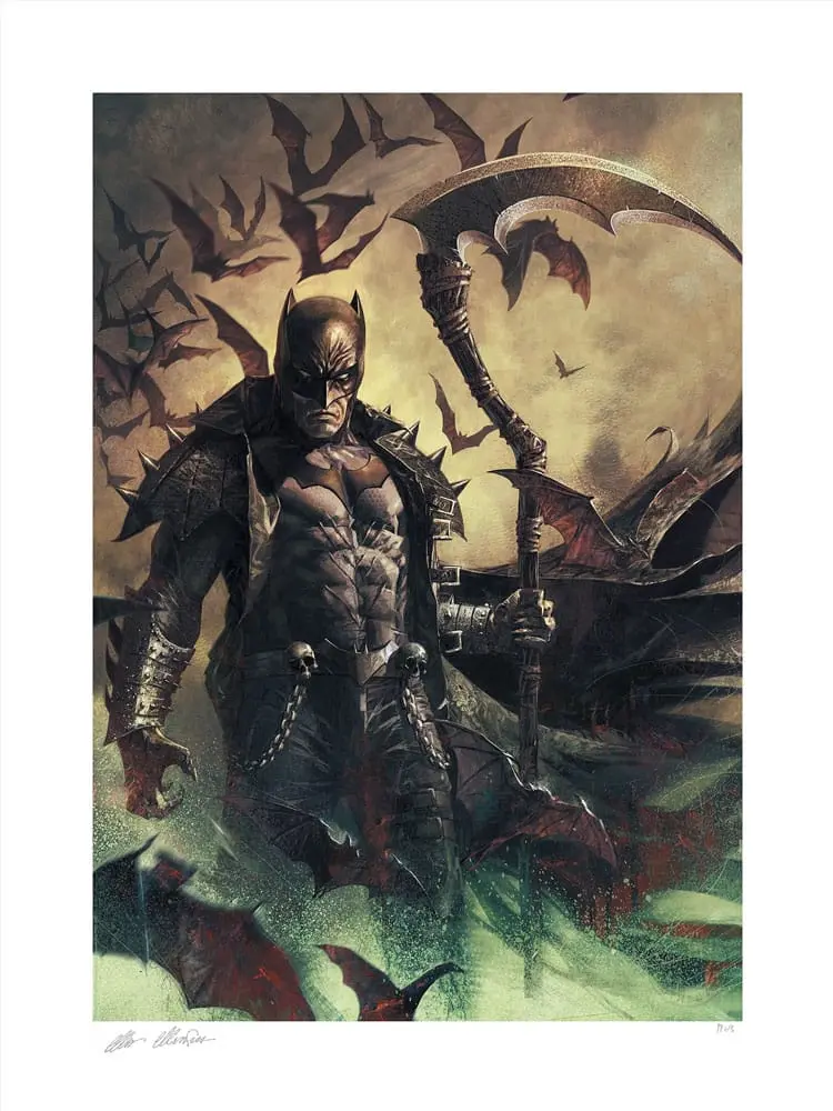 Dark Nights: Death Metal Art Print Batman 46 x 61 cm - keretezetlen vászonkép termékfotó