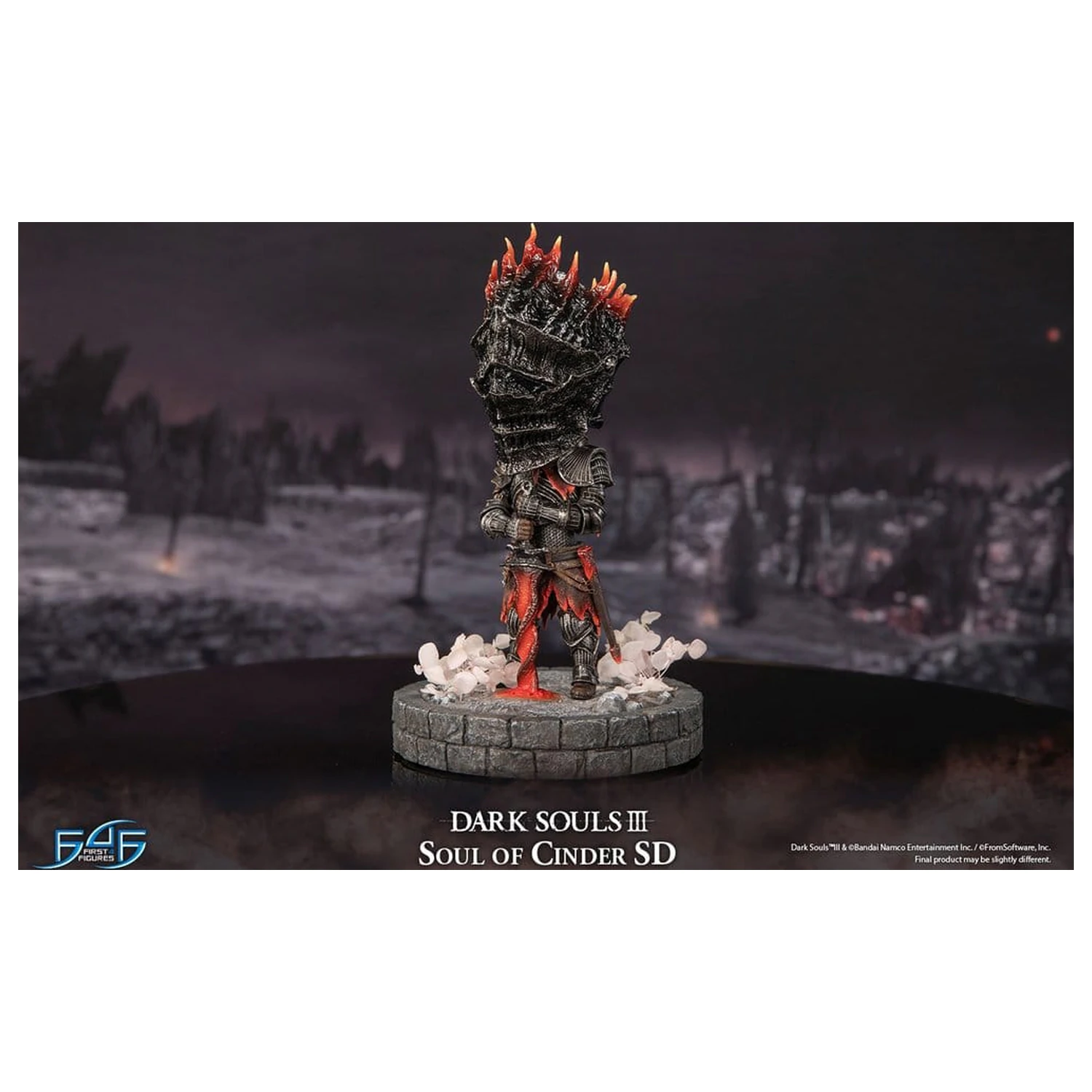 Dark Souls III gyanta szobor figura Soul of Cinder SD 22 cm termékfotó
