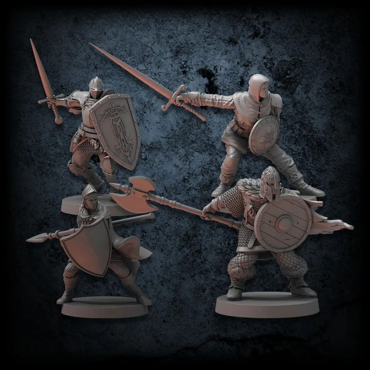Dark Souls The Board Miniatures Unkindled Heroes Pack 1 termékfotó