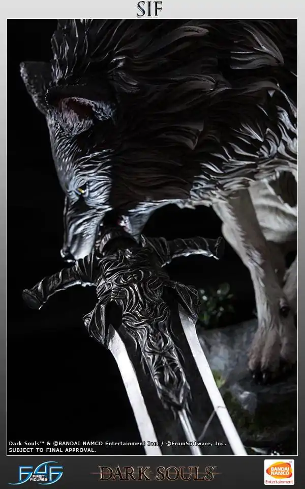 Dark Souls The Great Grey Wolf Sif szobor figura 64 cm termékfotó