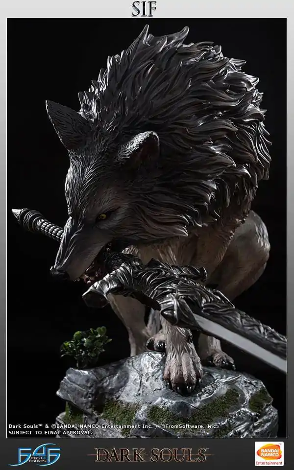 Dark Souls The Great Grey Wolf Sif szobor figura 64 cm termékfotó