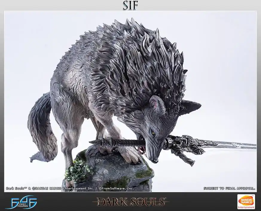 Dark Souls The Great Grey Wolf Sif szobor figura 64 cm termékfotó