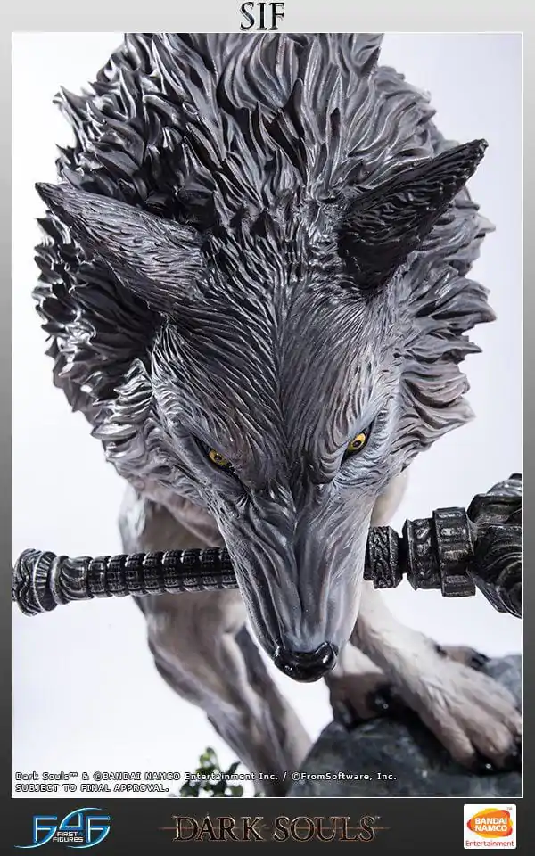 Dark Souls The Great Grey Wolf Sif szobor figura 64 cm termékfotó