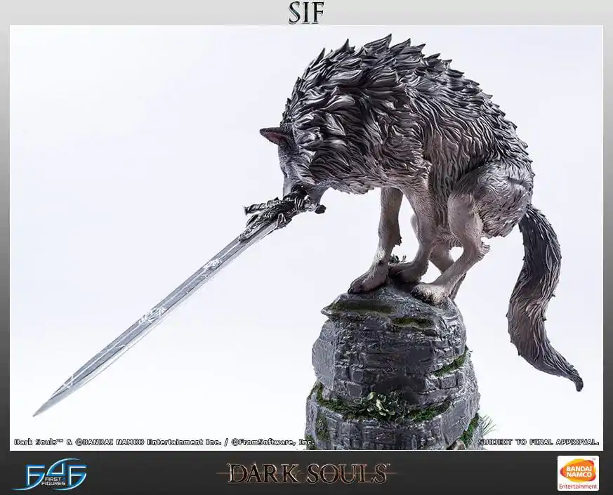 Dark Souls The Great Grey Wolf Sif szobor figura 64 cm termékfotó