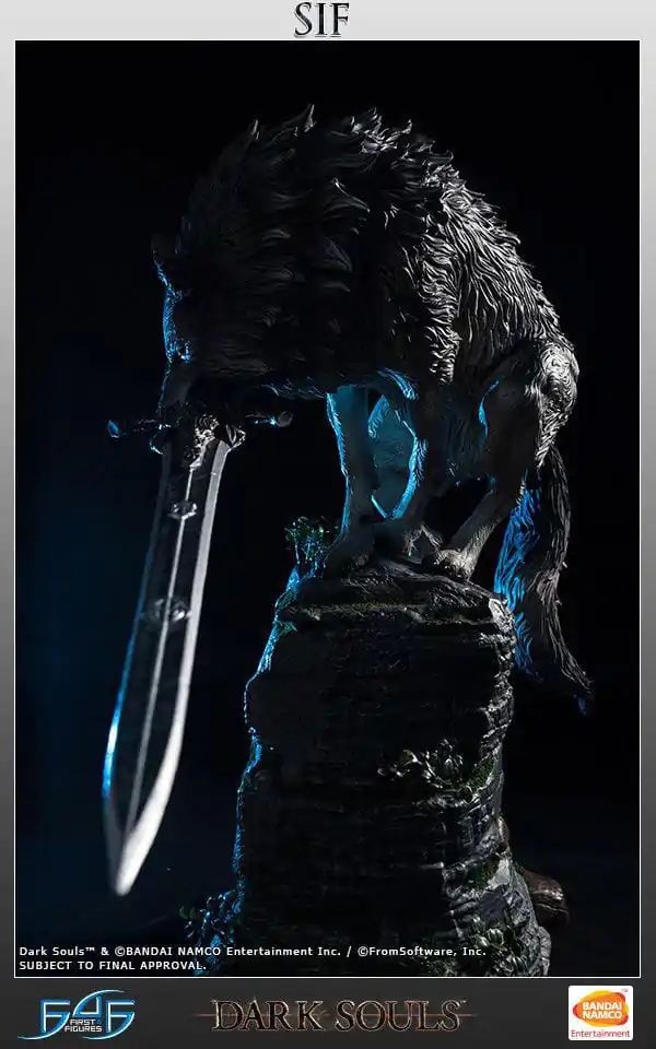 Dark Souls The Great Grey Wolf Sif szobor figura 64 cm termékfotó