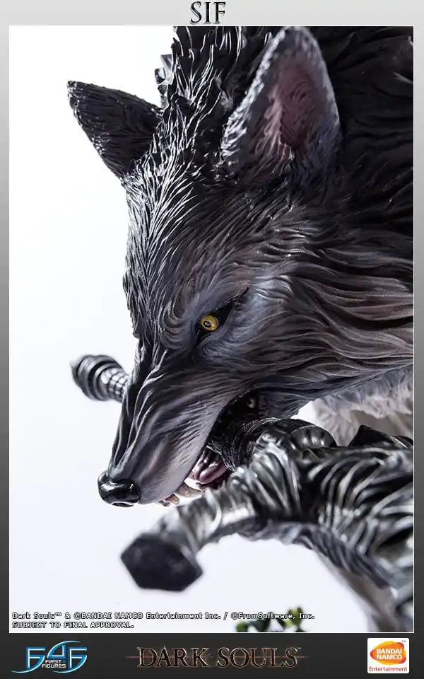 Dark Souls The Great Grey Wolf Sif szobor figura 64 cm termékfotó