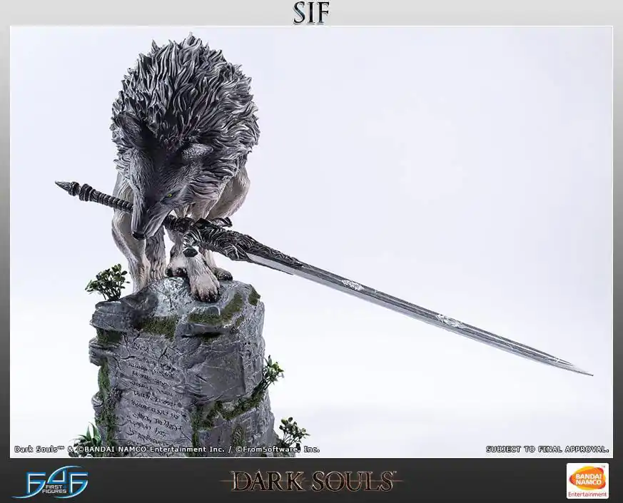 Dark Souls The Great Grey Wolf Sif szobor figura 64 cm termékfotó