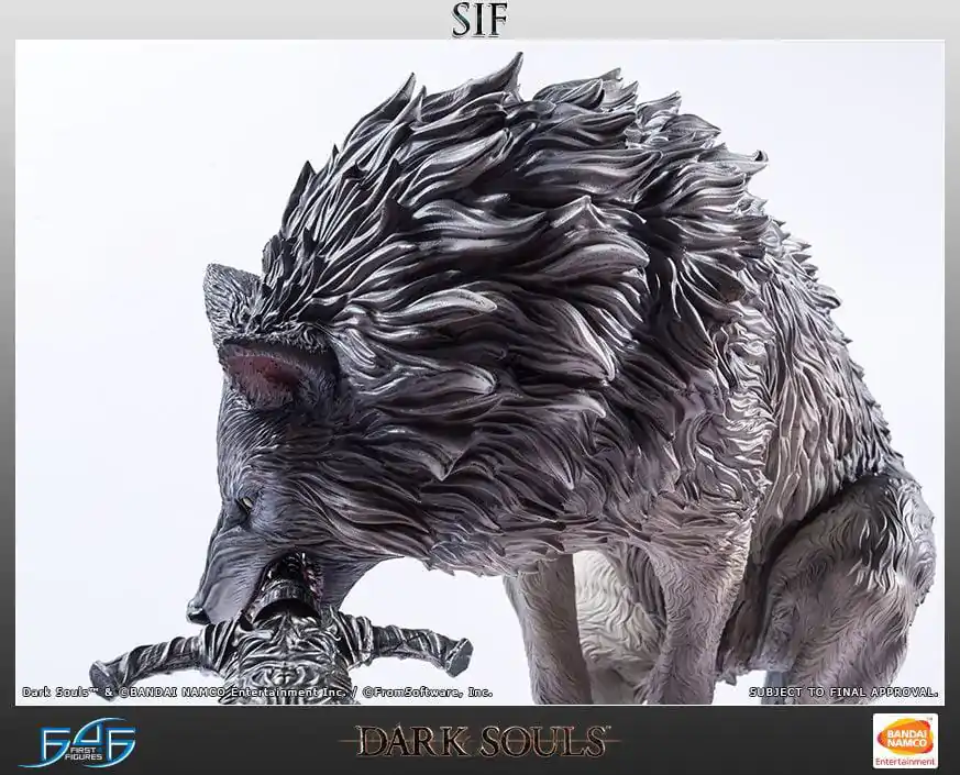 Dark Souls The Great Grey Wolf Sif szobor figura 64 cm termékfotó