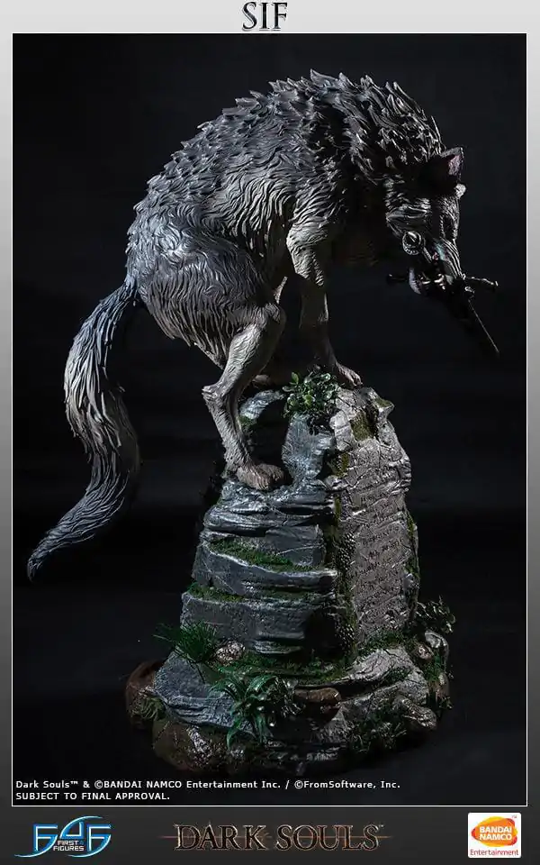 Dark Souls The Great Grey Wolf Sif szobor figura 64 cm termékfotó