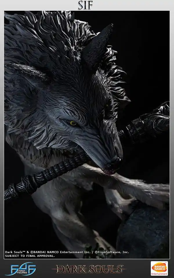 Dark Souls The Great Grey Wolf Sif szobor figura 64 cm termékfotó