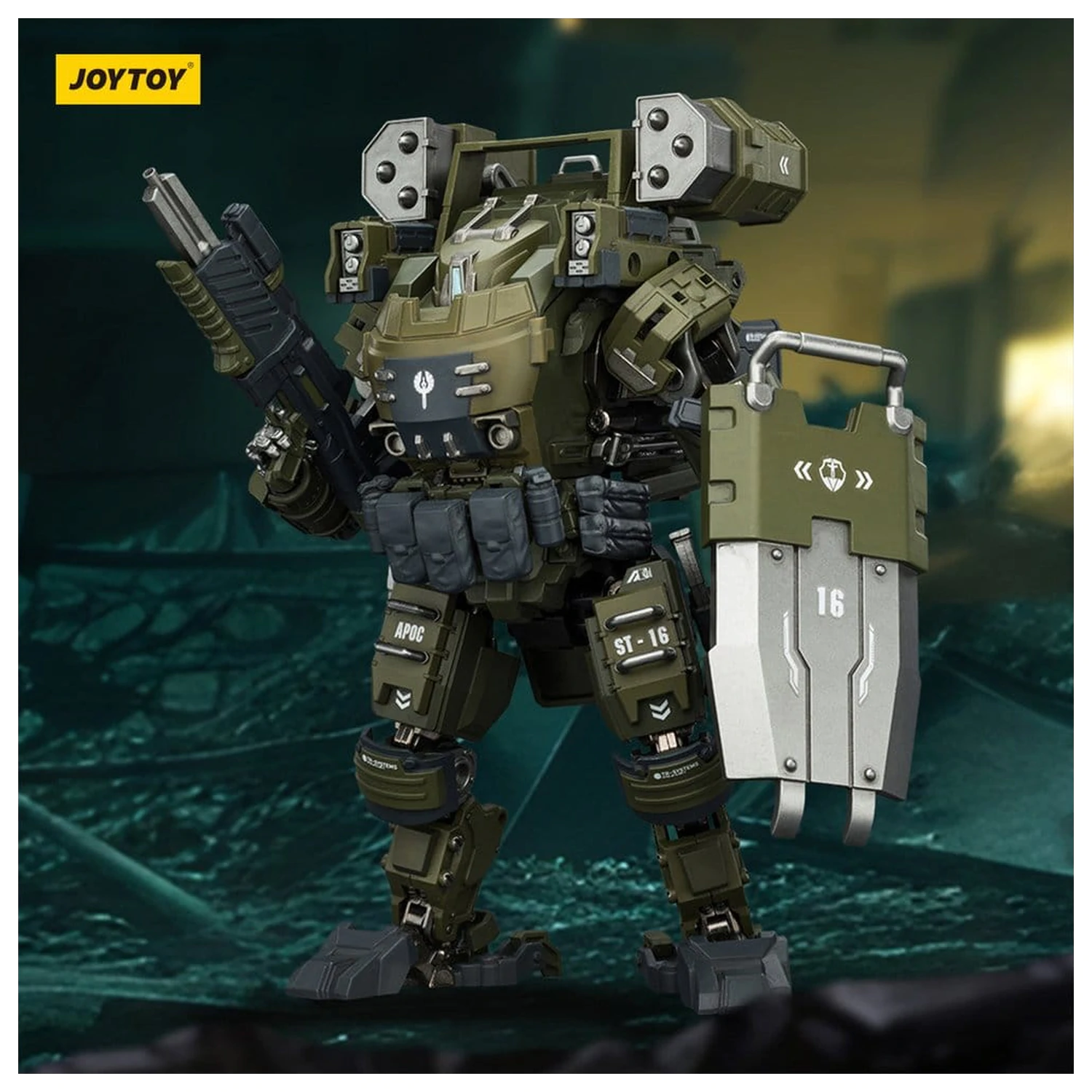 Dark Source 1/25 APOC Series Storm Surge Heavy Fire Assault Mech ST-8616 akciófigura 14 cm termékfotó