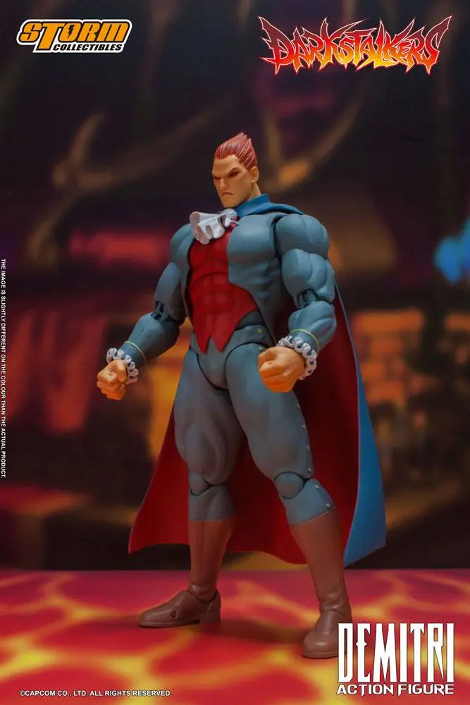Darkstalkers 1/12 Demitri Maximoff akciófigura 24 cm termékfotó