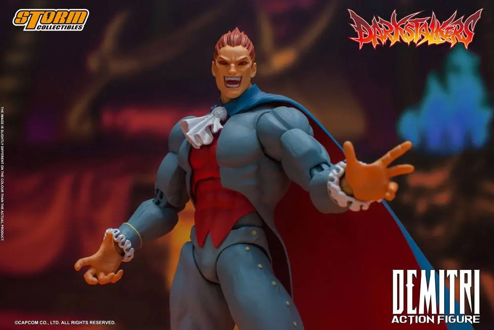 Darkstalkers 1/12 Demitri Maximoff akciófigura 24 cm termékfotó