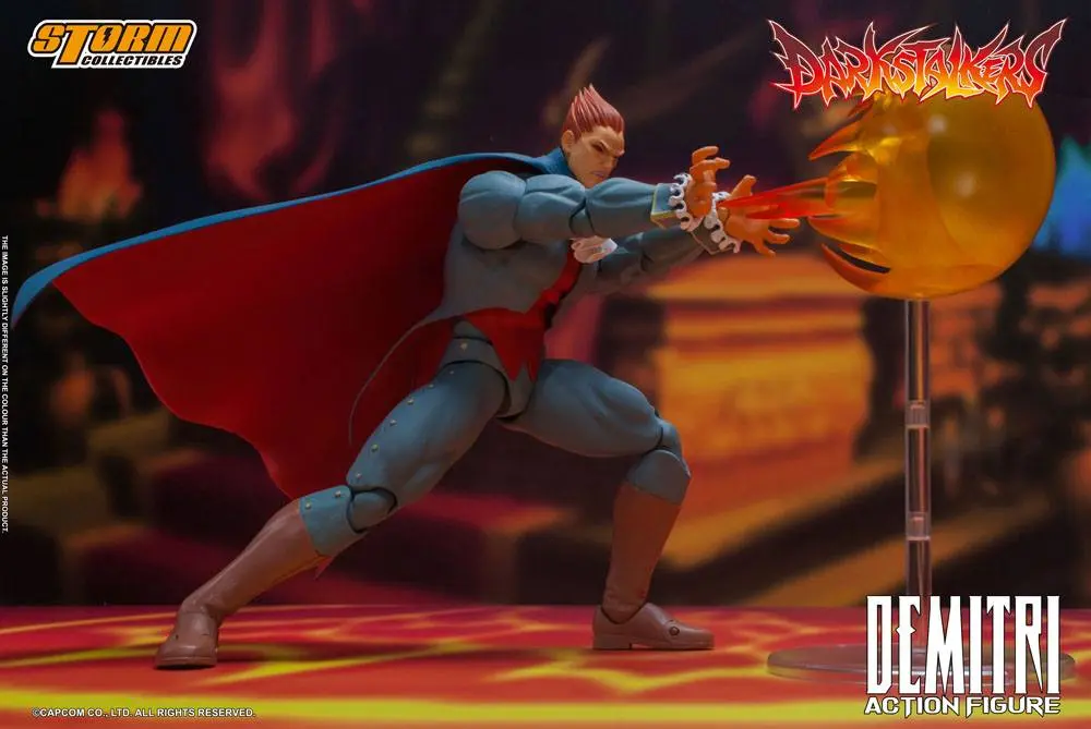 Darkstalkers 1/12 Demitri Maximoff akciófigura 24 cm termékfotó