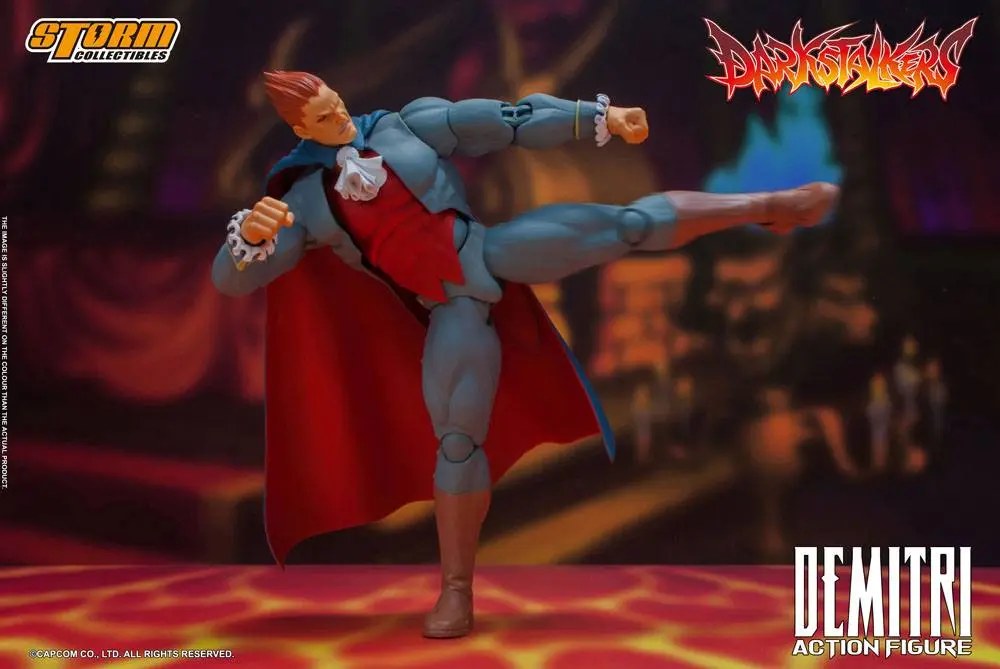Darkstalkers 1/12 Demitri Maximoff akciófigura 24 cm termékfotó