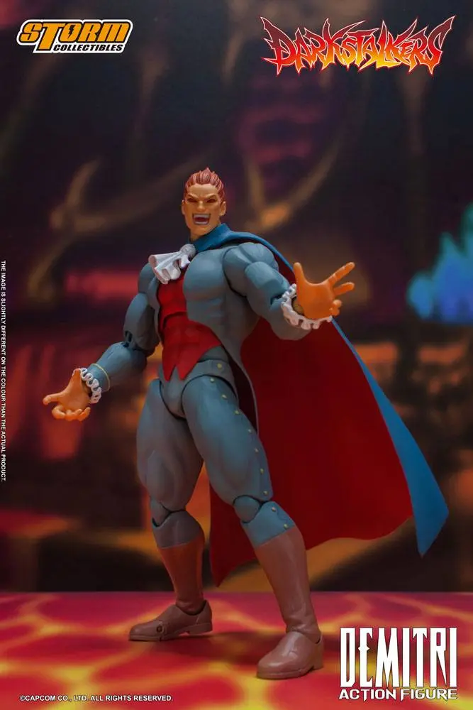 Darkstalkers 1/12 Demitri Maximoff akciófigura 24 cm termékfotó