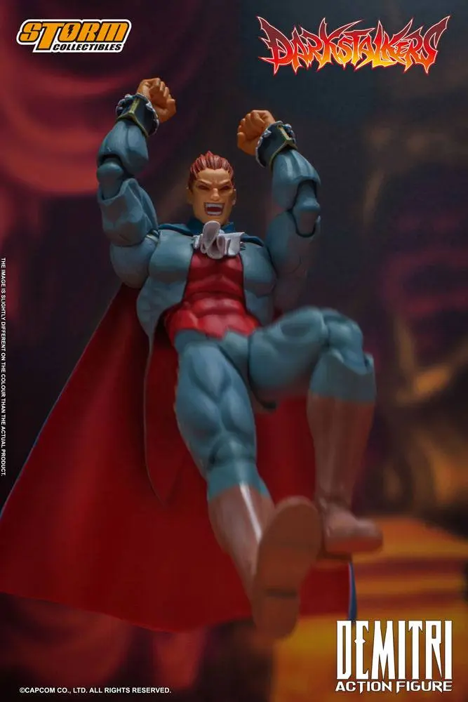 Darkstalkers 1/12 Demitri Maximoff akciófigura 24 cm termékfotó