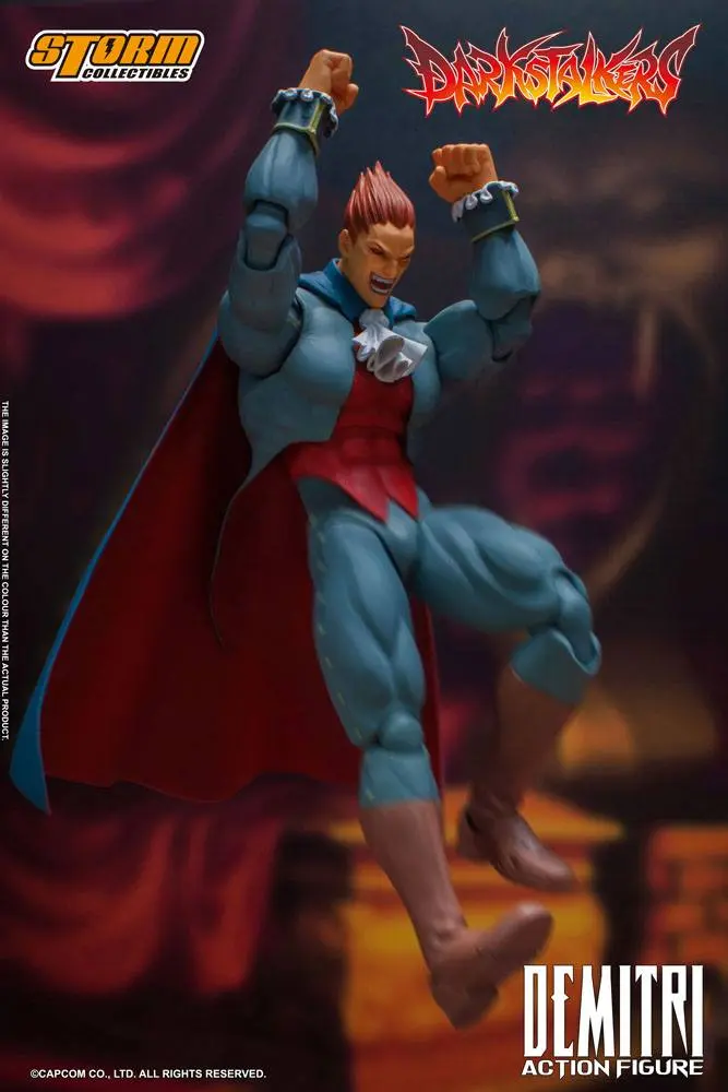 Darkstalkers 1/12 Demitri Maximoff akciófigura 24 cm termékfotó