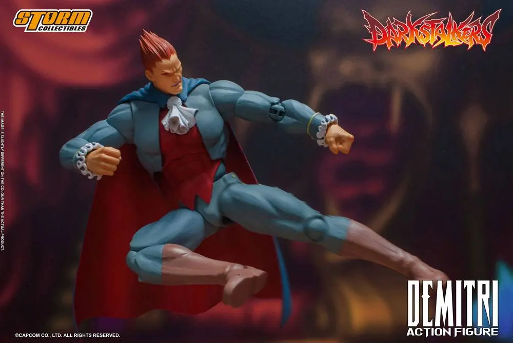 Darkstalkers 1/12 Demitri Maximoff akciófigura 24 cm termékfotó