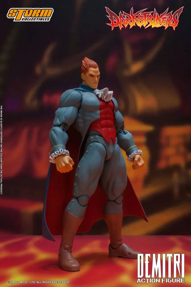 Darkstalkers 1/12 Demitri Maximoff akciófigura 24 cm termékfotó