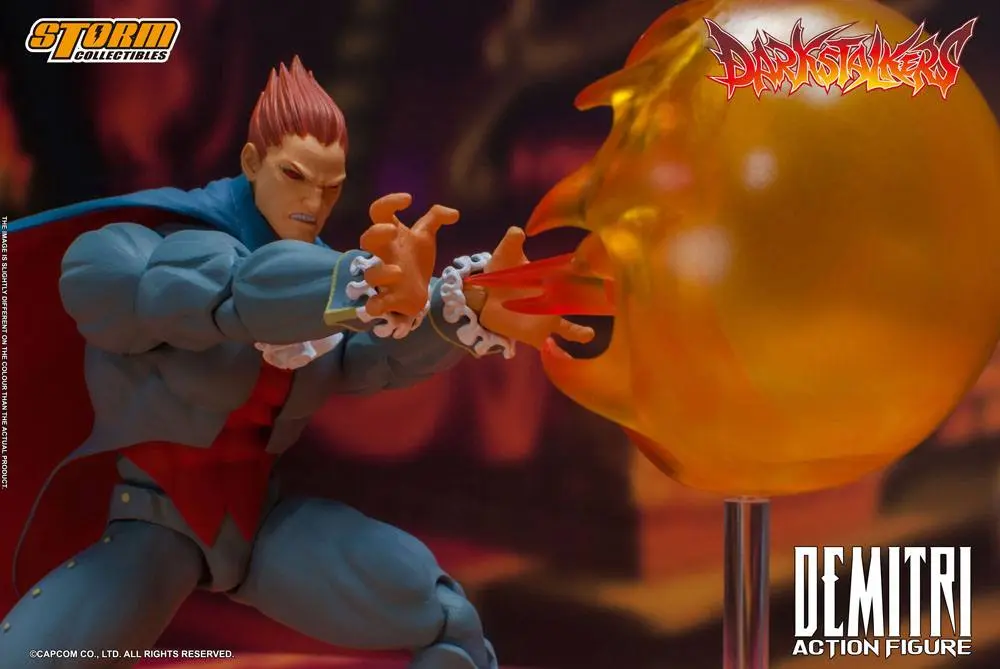 Darkstalkers 1/12 Demitri Maximoff akciófigura 24 cm termékfotó