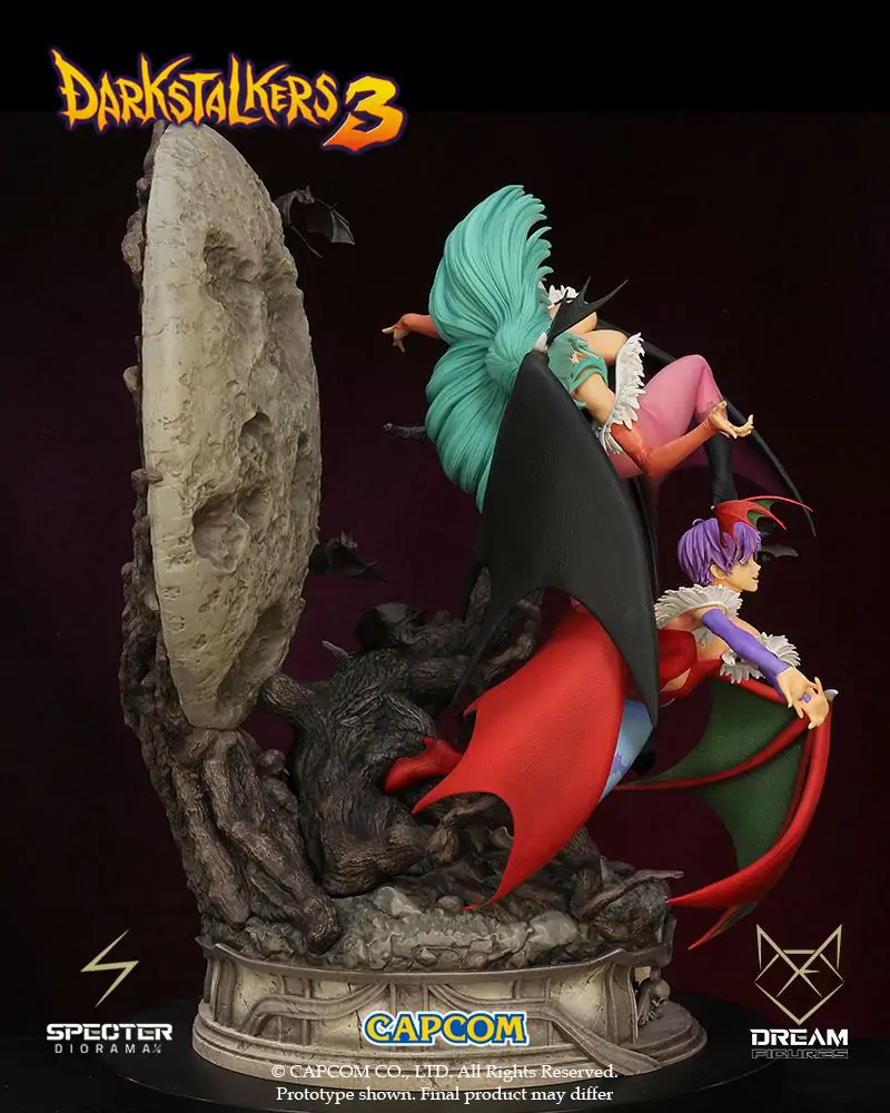 Darkstalkers 3 Specter 1/6 Morrigan & Lilith Diorama szobor figura 47 cm termékfotó