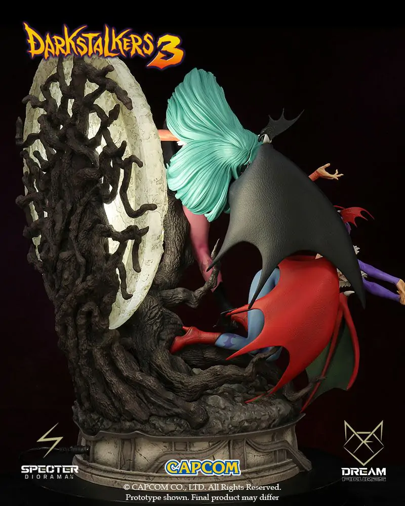 Darkstalkers 3 Specter 1/6 Morrigan & Lilith Diorama szobor figura 47 cm termékfotó