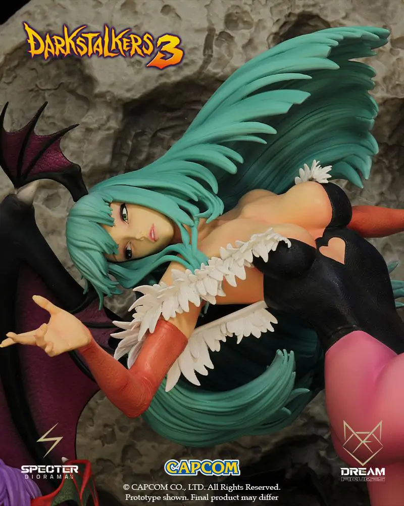 Darkstalkers 3 Specter 1/6 Morrigan & Lilith Diorama szobor figura 47 cm termékfotó