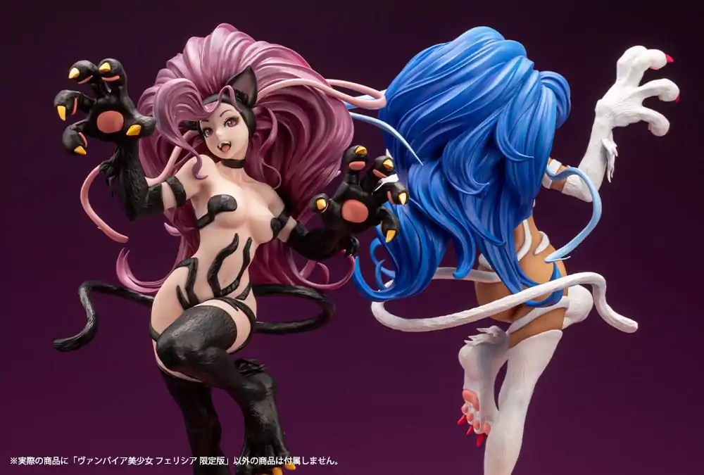 Darkstalkers Bishoujo 1/7 Felicia PVC szobor figura Limitált kiadás 26 cm termékfotó