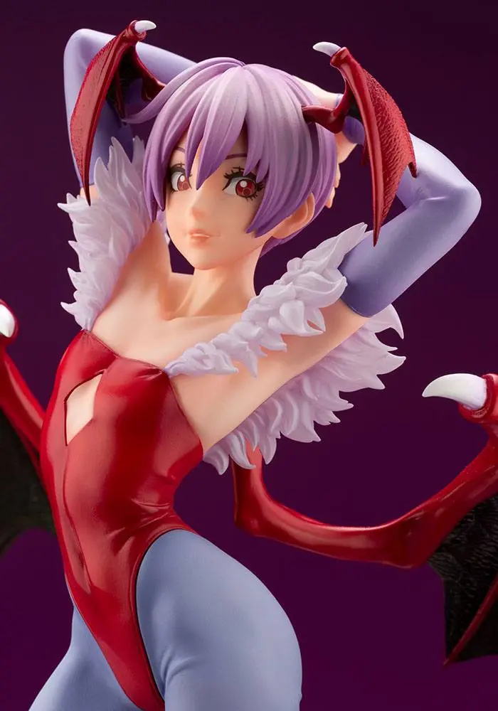 Darkstalkers Bishoujo 1/7 Lilith PVC szobor figura 22 cm termékfotó