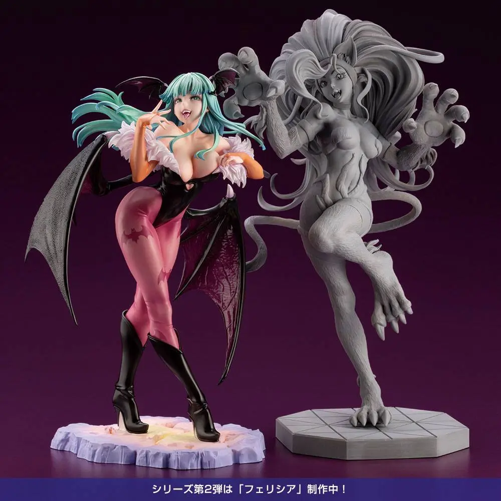Darkstalkers Bishoujo 1/7 Morrigan PVC szobor figura 23 cm termékfotó