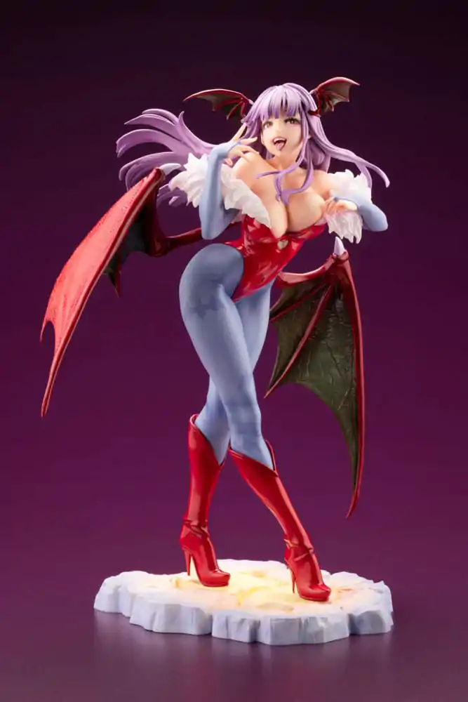 Darkstalkers Bishoujo 1/7 Morrigan PVC szobor figura Limitált kiadás 23 cm termékfotó